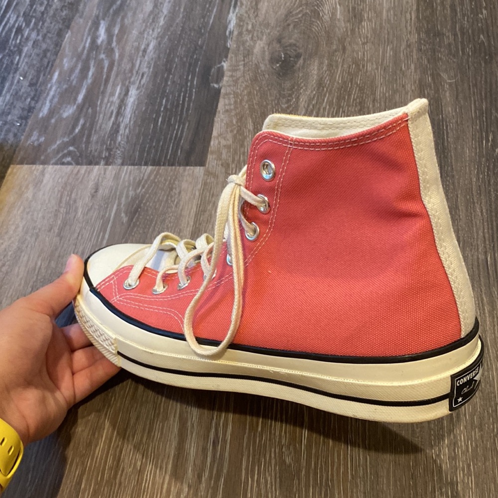 Pink Lemonade Hightop converse 💖🍋 - Picture 6 of 6